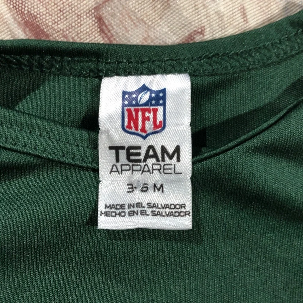NFL Green Packers Baby Bodysuit with Yellow Logo